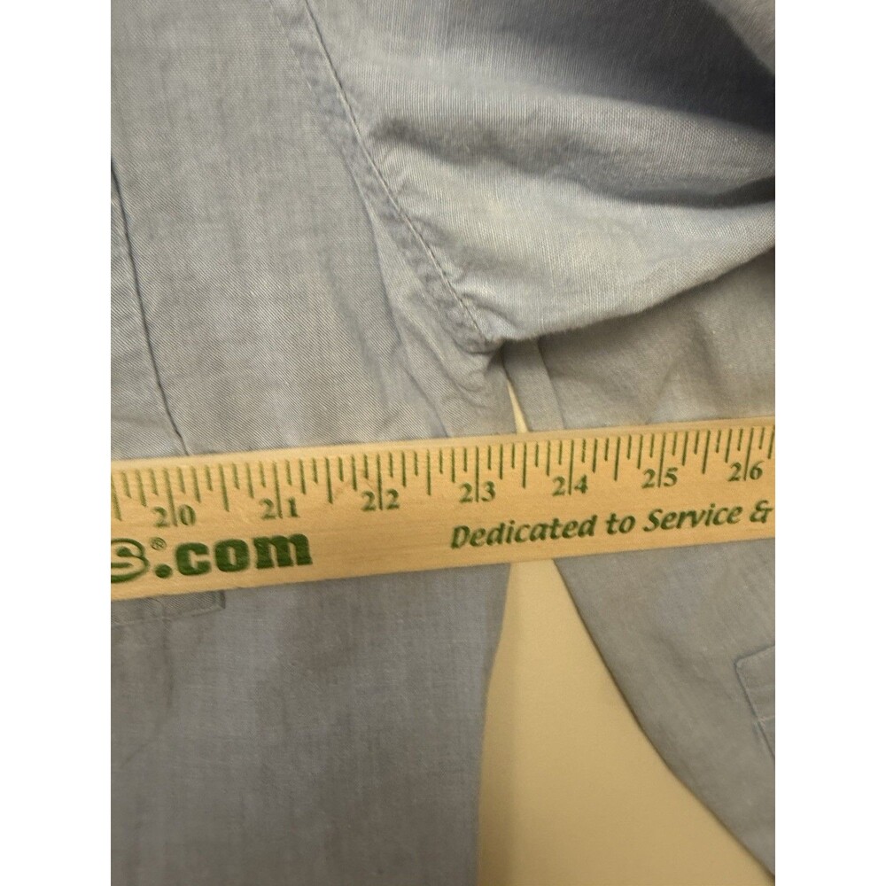 Duck Embroided Button Up Long Sleeve Cotton Rustic Cabin Cottagecore Hunt Read - Picture 4 of 8
